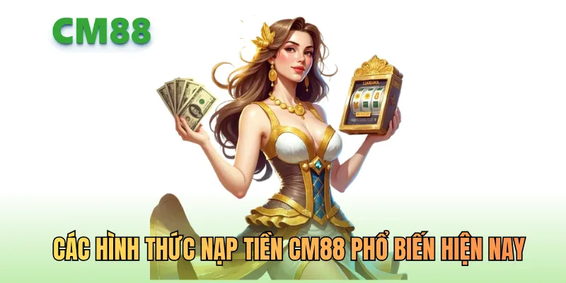 Các hình thức nạp tiền CM88 phổ biến hiện nay